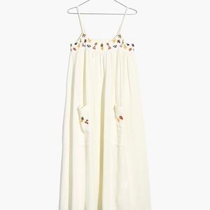 Madewell Fresca Fruit Embroidered Cami Midi Dress XXS ‘New’